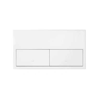 SIMON 100 Panel 2-krotny: 2 klawisze, biały mat [1]