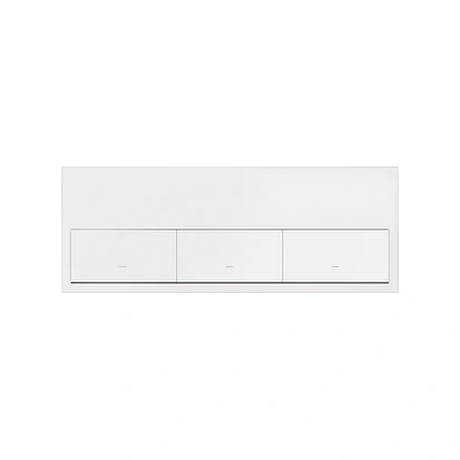 SIMON 100 Panel 3-krotny: 3 klawisze, biały mat [1]