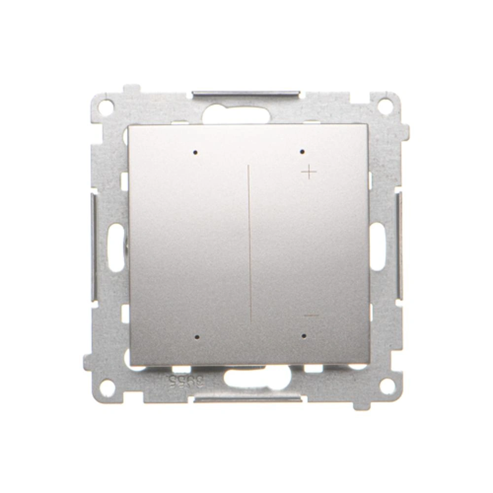 Simon 54 GO ściemniacz do żarówek LED-owych, 230V [Wi-Fi]; srebrny mat [1]