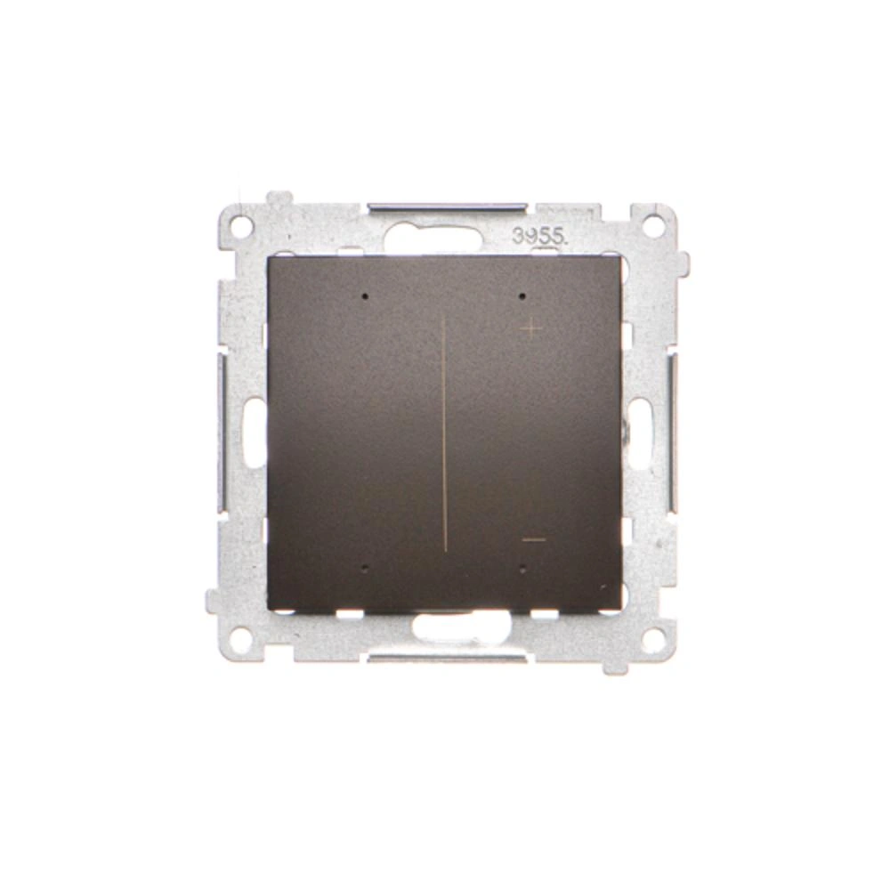 Simon 54 GO ściemniacz do żarówek LED-owych, 230V [Wi-Fi]; brąz mat [1]