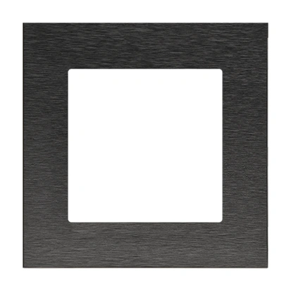 SIMON 55 NATURE Ramka 1-krotna, inox czarny [10]