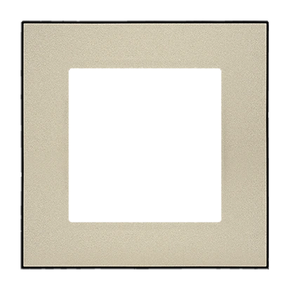 SIMON 55 ramka 1-krotna DUO, szampański, podstawa czarna [40]