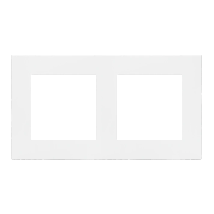 SIMON 55 ramka 2-krotna LINE, biały mat [25]
