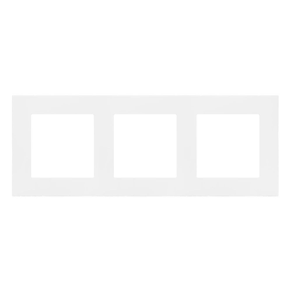 SIMON 55 ramka 3-krotna LINE, biały mat [20]