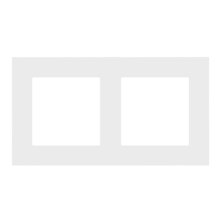 SIMON 55 Ramka 2-krotna LINE, jasnoszary mat [25]