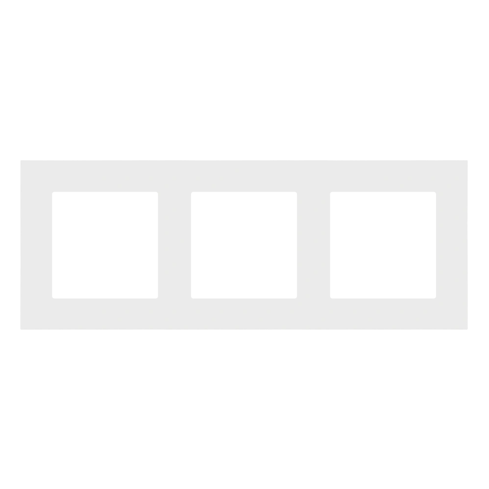 SIMON 55 Ramka 3-krotna LINE, jasnoszary mat  [20]