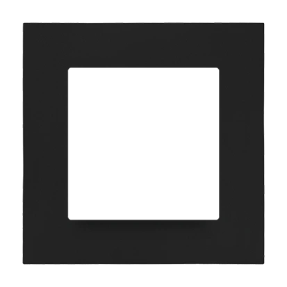 SIMON 55 ramka 1-krotna LINE, czarny mat [40]