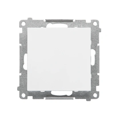 SIMON 55 Łącznik krzyżowy [bez piktogramu] z podświetleniem LED (biały) 10AX, szybkozłącza, biały mat [10]