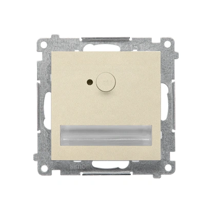 SIMON 55 Oprawa oświetleniowa LED z czujnikiem ruchu 0,62W 23lm 14VDC, biały neutralny [4200K], szampański mat [10]