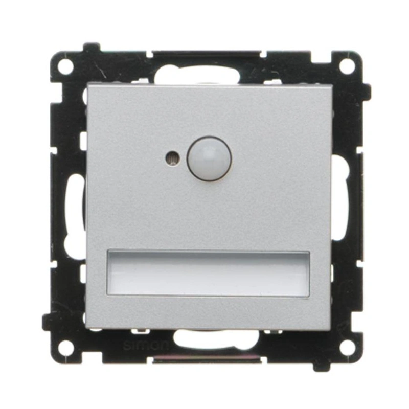 SIMON 55 oprawa oświetleniowa LED z czujnikiem ruchu 1,2W 17lm 230VAC, biały neutralny [4200K], aluminium mat [10]