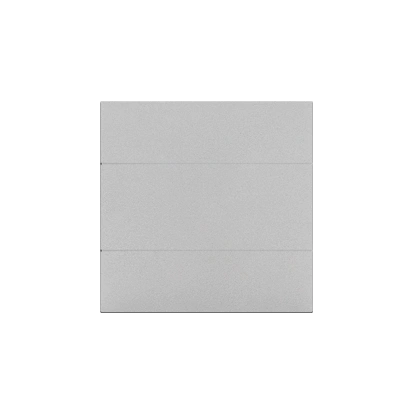 SIMON 55 Zaślepka ramki bez mostkiem, aluminium mat [20] *tylko do modułow wewnętrznych ramek wielokrotnych