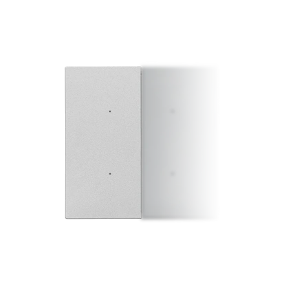 SIMON 55 Klawisz połówkowy bez piktogramu do produktów elektronicznych, aluminium mat [1]