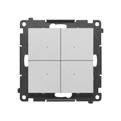 SIMON 55 CONTROL B – Nadajnik bateryjny Wi-Fi, aluminium mat [10]