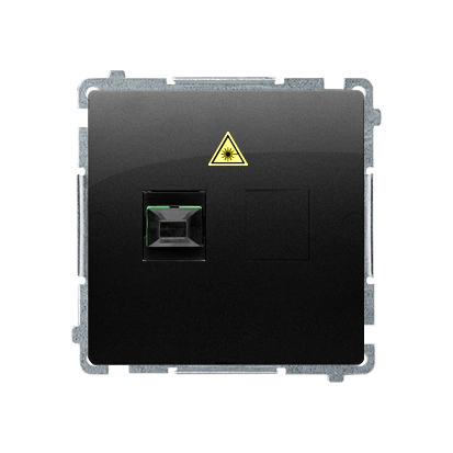 BASIC MODUŁ gniazdo światłowodowe pojedyncze SC/APC, czarny mat [10]