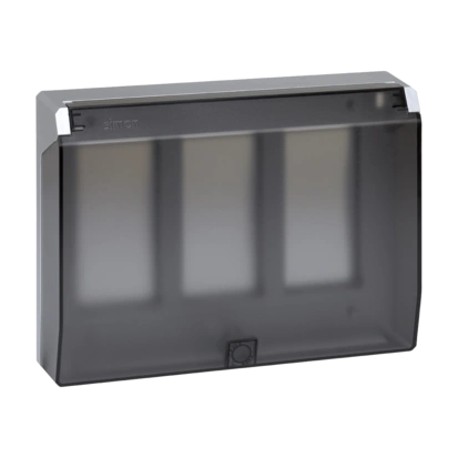 ramka obudowy S500 z pokrywą 3-modułowa, 6x K45; aluminium