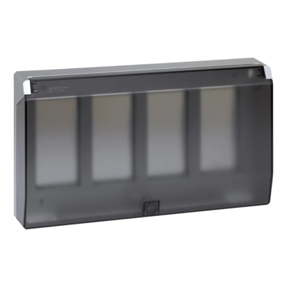 ramka obudowy S500 z pokrywą 4-modułowa, 8x K45; aluminium