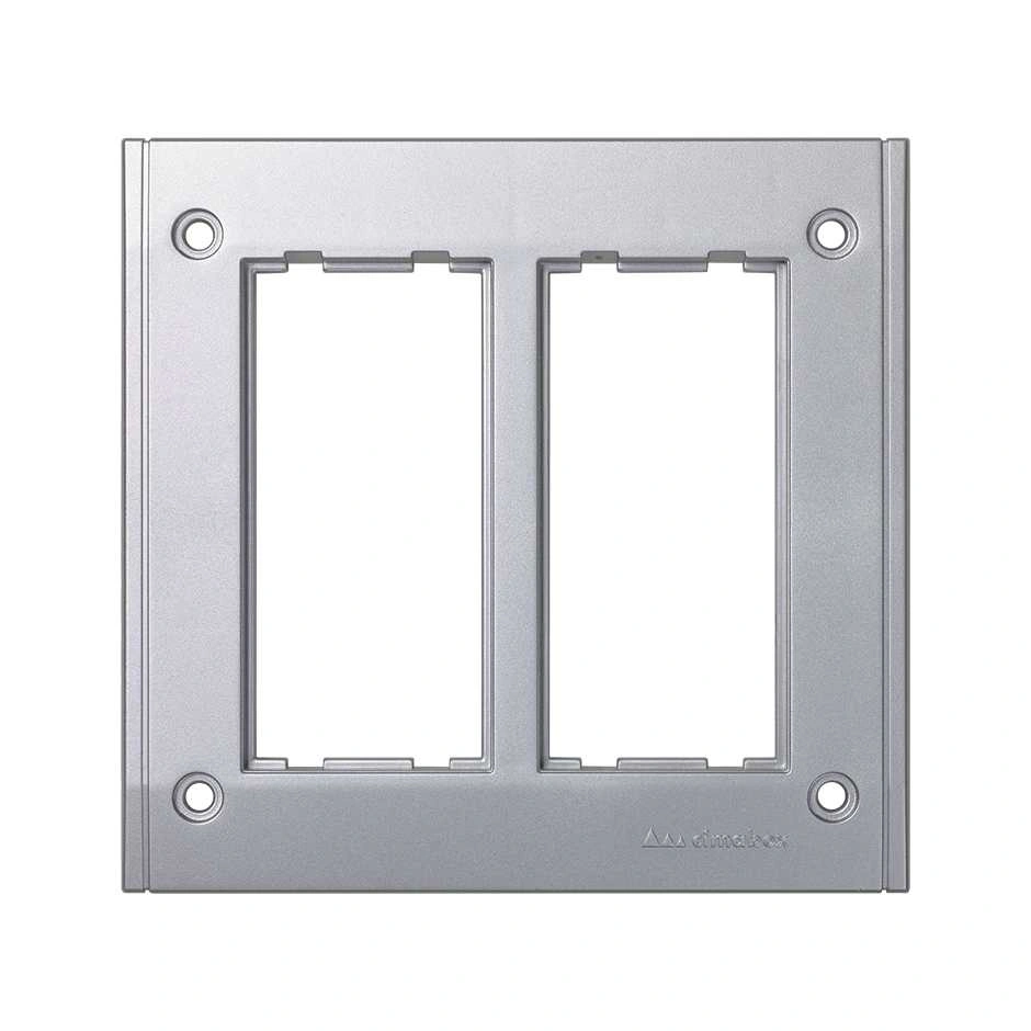 ramka 2-modułowa do puszki SBM250, 4x K45; aluminium