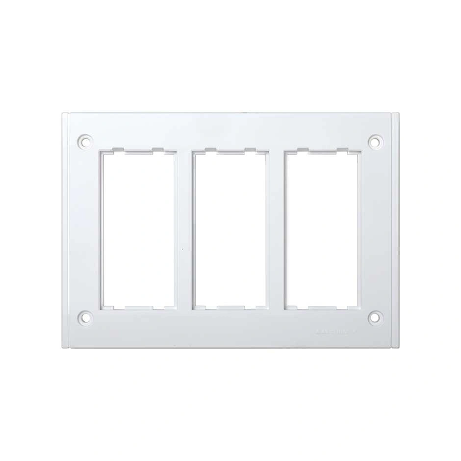 ramka 3-modułowa do puszki SBM350, 6x K45; czysta biel