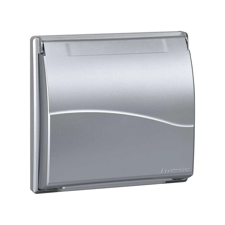 ramka 2-modułowa do puszki SBM250 z pokrywą, 4x K45; aluminium