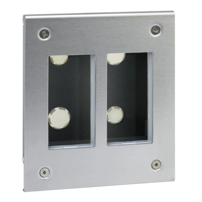 Obudowa podtynkowa S500 METAL 2-modułowa, 4x K45; kompletna