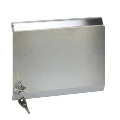 Pokrywa z zamkiem do obudów podtynkowych i natynkowych S500 METAL 3-modułowych