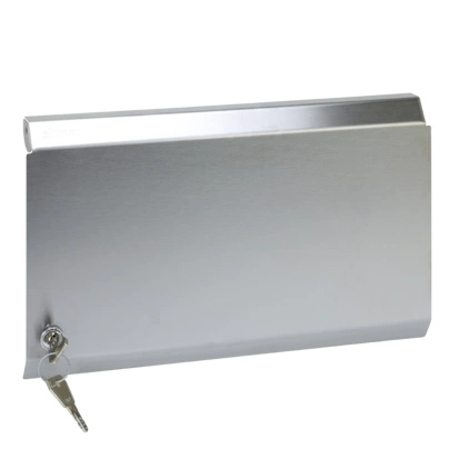 Pokrywa z zamkiem do obudów podtynkowych i natynkowych S500 METAL 4-modułowych