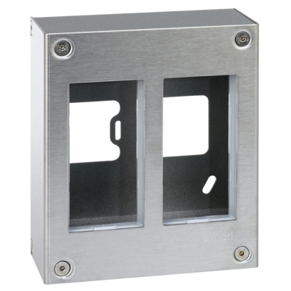 Obudowa natynkowa S500 METAL 2-modułowa, 4x K45; kompletna
