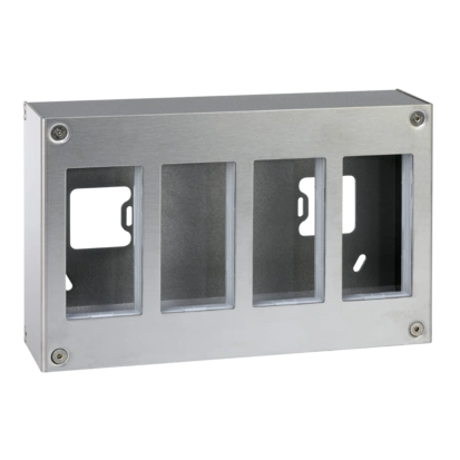 Obudowa natynkowa S500 METAL 4-modułowa, 8x K45; kompletna