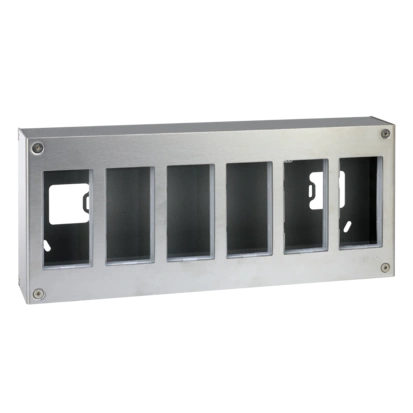 Obudowa natynkowa S500 METAL 6-modułowa, 12x K45; kompletna