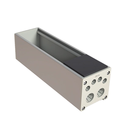 Ofiblok Compact podstawa 3x K45 (45x45mm); szary grafit
