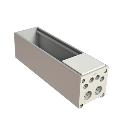 Ofiblok Compact podstawa 3x K45 (45x45mm); czysta biel
