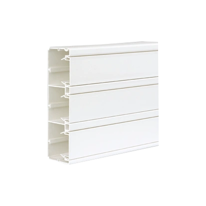 Kanał 3-kom. Cabloplus PVC 185x55mm, dł. 2 mb, cena za 1mb; czysta biel