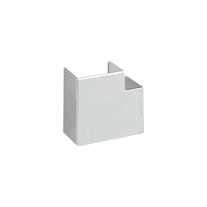 Kąt prosty, płaski Cabloplus 130x55mm; aluminium
