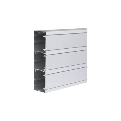 Kanał 3-kom. Cabloplus ALU 185x55mm, dł. 2 mb, cena za 1mb; aluminium