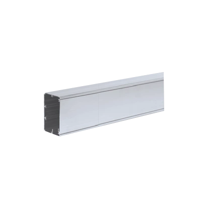 Kanał 1-kom. Cabloplus TS ALU 90x55mm, osprzęt uniwersalny, dł. 2 mb, cena za 1mb; aluminium