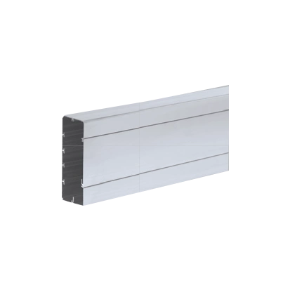 Kanał 1-kom. Cabloplus TS ALU 130x55mm, osprzęt uniwersalny, dł. 2 mb, cena za 1mb; aluminium