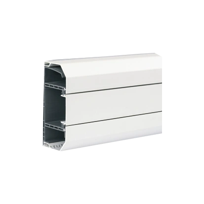 Kanał PVC Cablomax 130x55mm, długość 2 mb, cena za 1mb; czysta biel