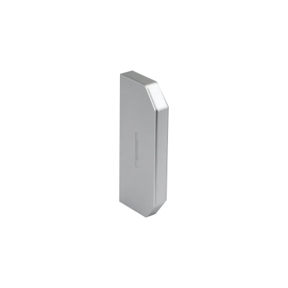 Końcówka ABS Cablomax 210x55mm; aluminium