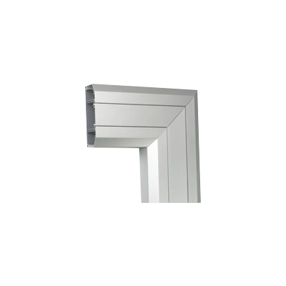 Kąt prosty, do dołu Cablomax 210x55mm; aluminium
