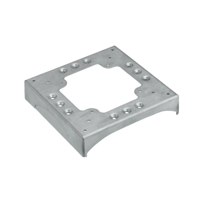 Podstawa 2 nacięcia 85x18 i 2 wycięcia130x18; aluminium