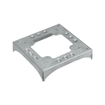 Podstawa 2 nacięcia 85x18 i 2 wycięcia 130x18 90o; aluminium