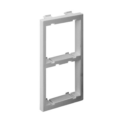 Adapter CIMA na 2 moduły K45 (45x45mm) pionowo; aluminium