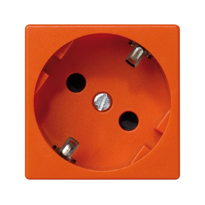 gniazdo K45 SCHUKO 16A/230V~; pomarańczowy
