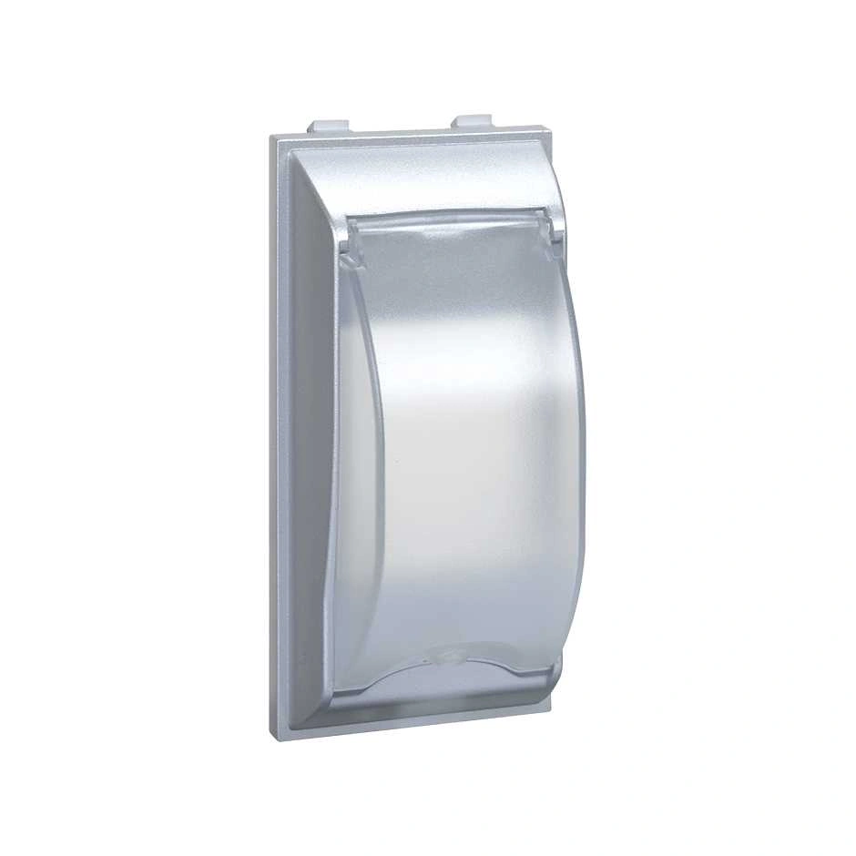 Płytka CIMA z pokr. do aparatury modułowej 2-pol.; SBC, SBM, SM (33mm), puszki podłogowe SF; aluminium