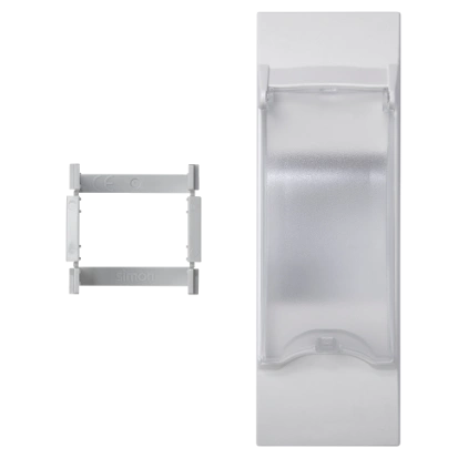 Płytka 45x135mm (3x K45) z pokr. do aparatury modułowej 2-pol.; kanały, Ofiblok, ALK; czysta biel