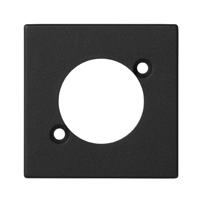Płytka K45 do gniazd XLR (NEUTRIK); szary grafit