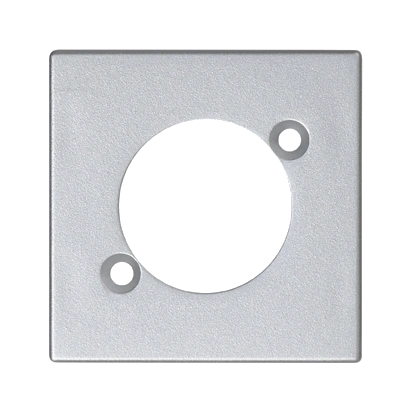 Płytka K45 do gniazd XLR (NEUTRIK); aluminium