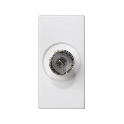Płytka K45/2 gn. TV żeńskie 22,5x45mm + wkład; czysta biel
