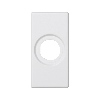 Płytka K45/2 22,5x45mm z otworem ?14mm; czysta biel