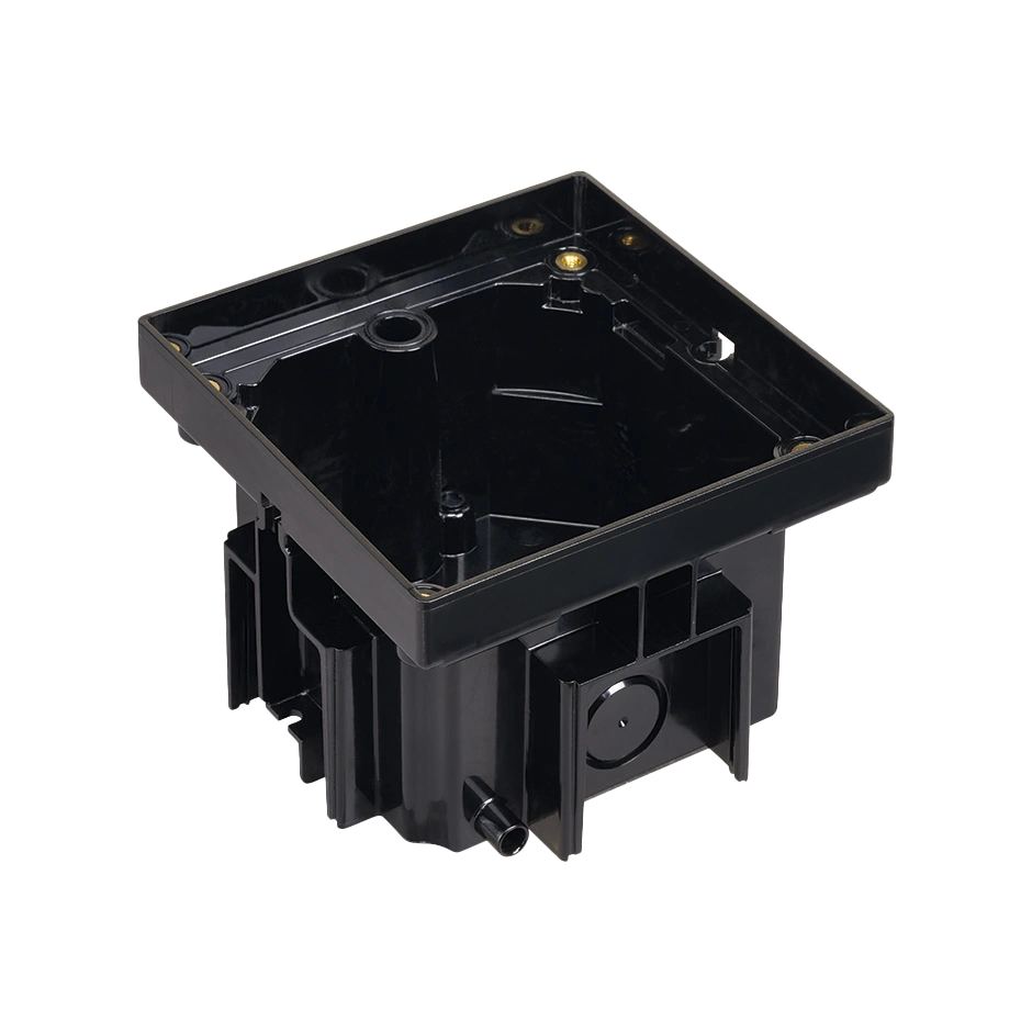 SIMON CONNECT TSC-KGT100-74 puszka IP66 do instalacji w podłodze wylewanej dla 1,5 modułów 45x45 w kolorze czarnym